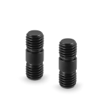 SmallRig 900, Rod Connector with M12 Thread for 15mm Aluminum Alloy Rods (Pack of 2)